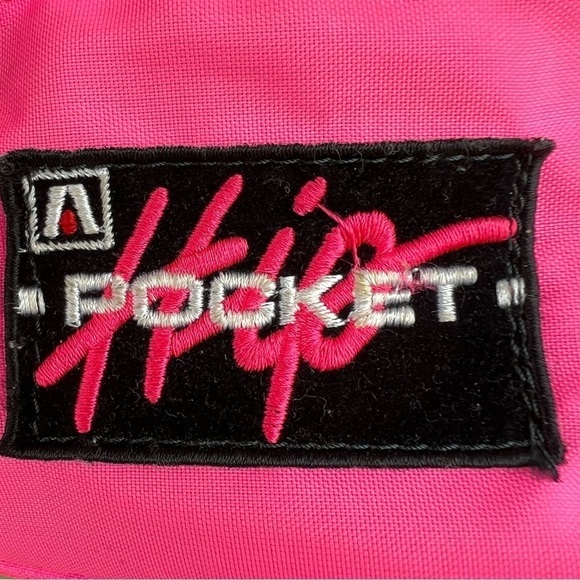 VTG 80s 90s Hip Pocket Old School Fanny Pack Neon Pink Academy Broadway Korea - Picture 13 of 13